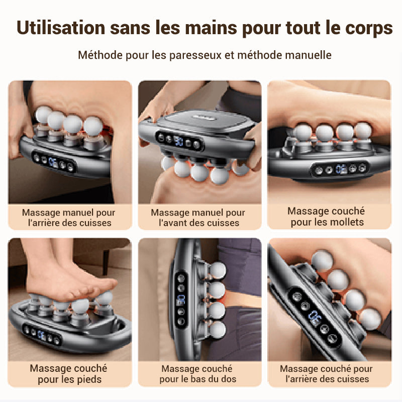 đ„ MassageGun Proâą â Pack 16 TĂȘtes + 8 Disques | DĂ©tente & RĂ©cupĂ©ration Musculaire