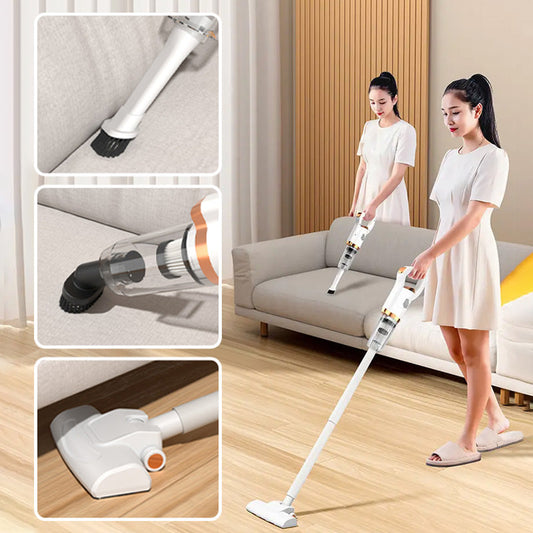 ✅ CleanPro™ – Aspirateur Sans Fil 2-en-1 | Maison & Voiture Toujours Propres