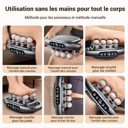 💥 MassageGun Pro™ – Pack 16 Têtes + 8 Disques | Détente &amp; Récupération Musculaire 
