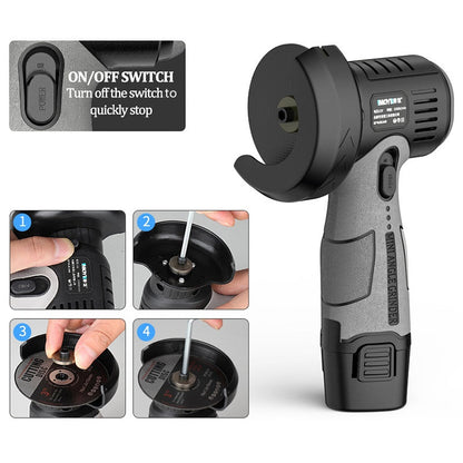 🧰 Mini Broyeur 12V™ – Découpez, Ponnez &amp; Réparez Partout en Un Instant
