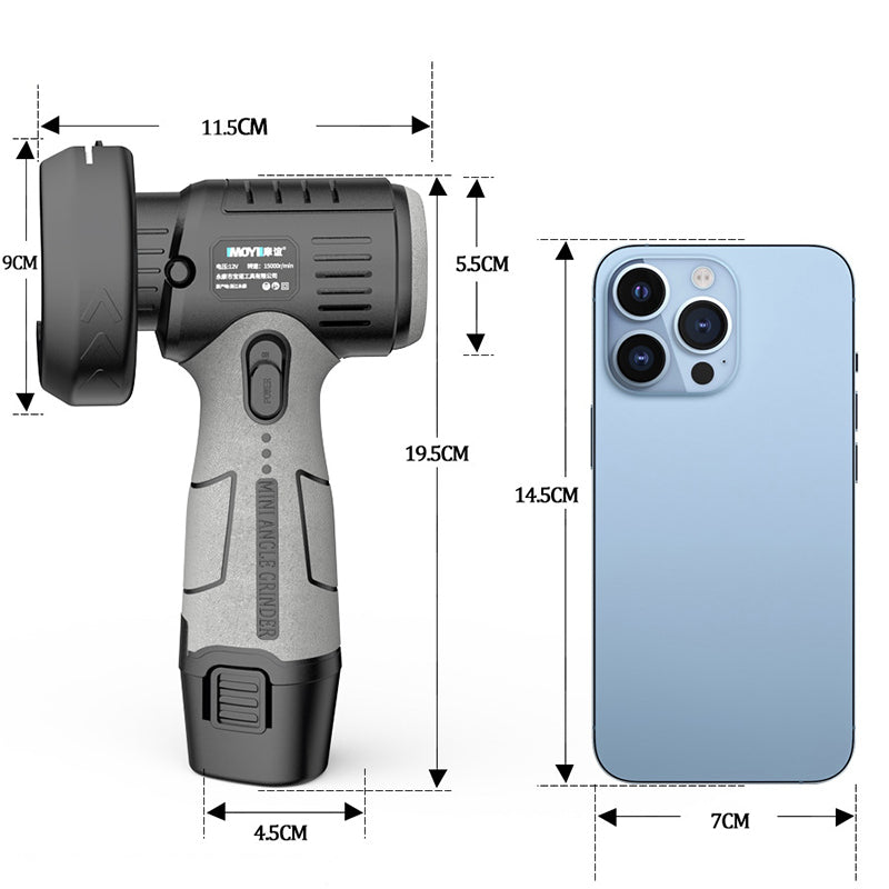🧰 Mini Broyeur 12V™ – Découpez, Ponnez &amp; Réparez Partout en Un Instant